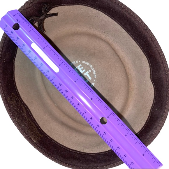 Lite Felt Jhats‎ Collection VTG Unisex Fedora Khaki Hat High End Luxury Hat EUC - Picture 11 of 14